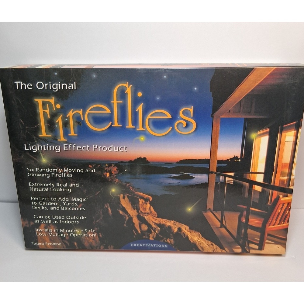 Creativations The Original Fireflies Realistic Lighting Effect Set New Open Box